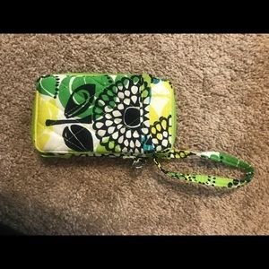 Green designed Vera Bradley wallet